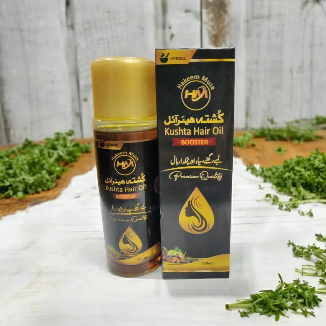 Kushta Hair Oil 120ml Herbal Booster for All Hair Types