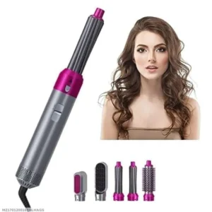 Alternative view of 5-in-1 Hair Styling Brush for Curls Waves Straightening