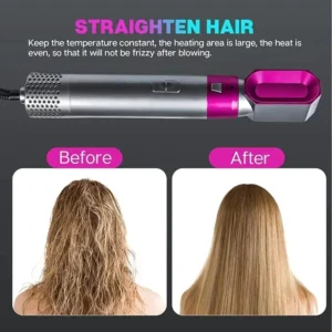 5-in-1 Hair Styling Brush for Curls Waves Straightening - Image 3