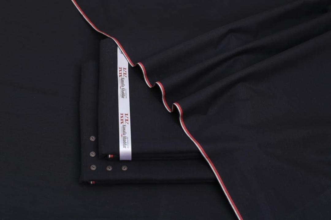 Black Khaddar Suit for Eid Office Wear Summer