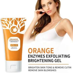 Orange Enzyme Exfoliating Gel for Brightening Skin Tone