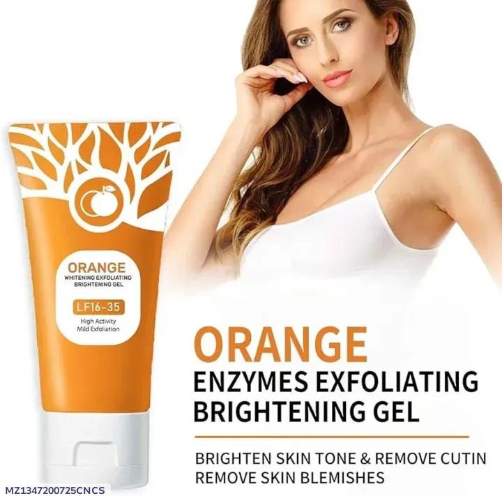 Orange Enzyme Exfoliating Gel for Brightening Skin Tone - Image 8