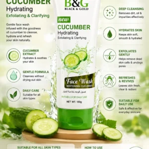 B&G Whitening Facewash 100ml - Image 3