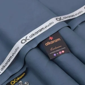 Alternative view of Unstitched Soft Cotton Grey Suit for Men