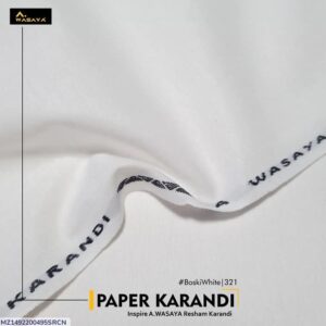 Premium Karandi Suit Off-White Men's Durable Fabric - Image 3