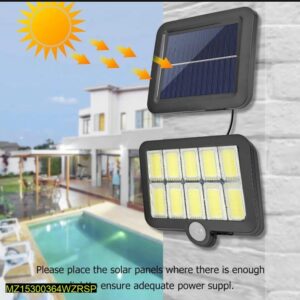 Solar Wall Light with Motion Sensor Black ABS - Image 6