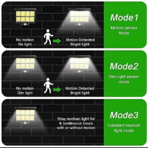 Solar Wall Light with Motion Sensor Black ABS - Image 3