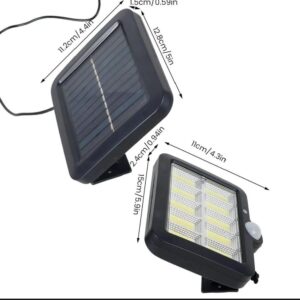 Solar Wall Light with Motion Sensor Black ABS - Image 5