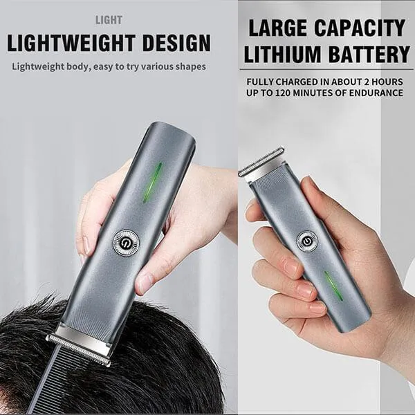 Rechargeable Men's Hair Clipper & Shaver with 3 Combs - Image 3