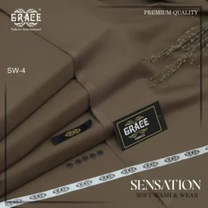 Alternative view of Brown Wash & Wear Men's Suit SW-4