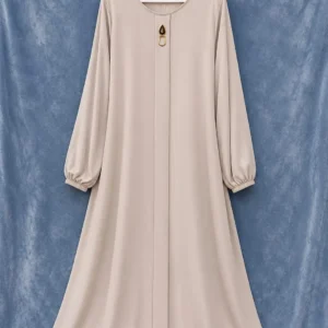Alternative view of Georgette Plain Maxi Abaya