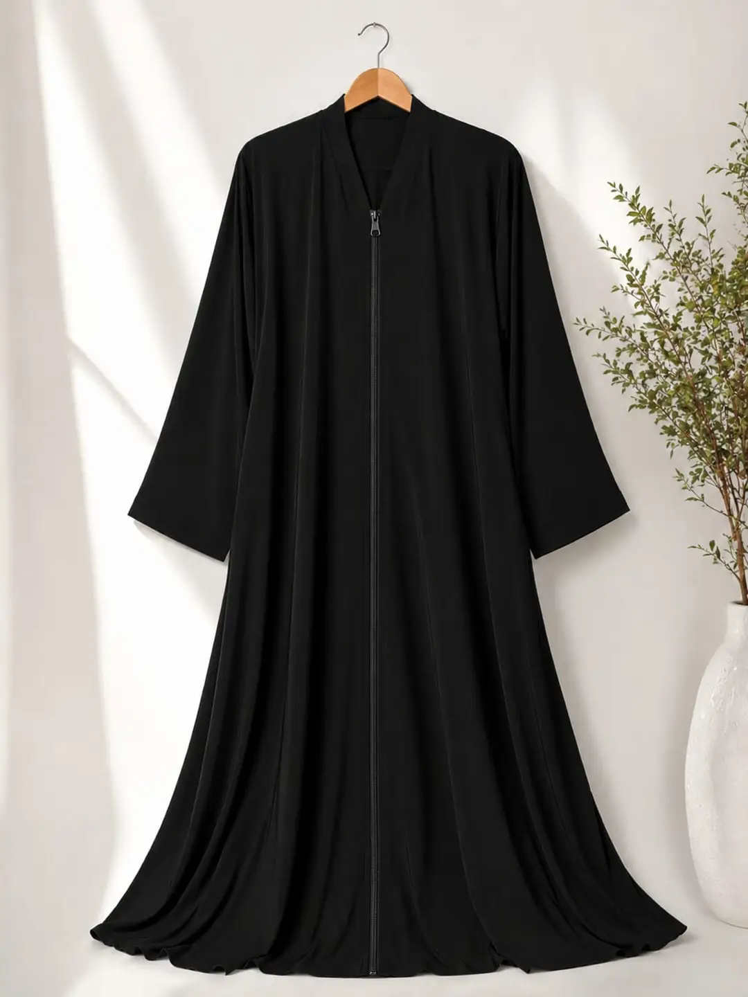 Nida Plain Full Abaya - Image 4