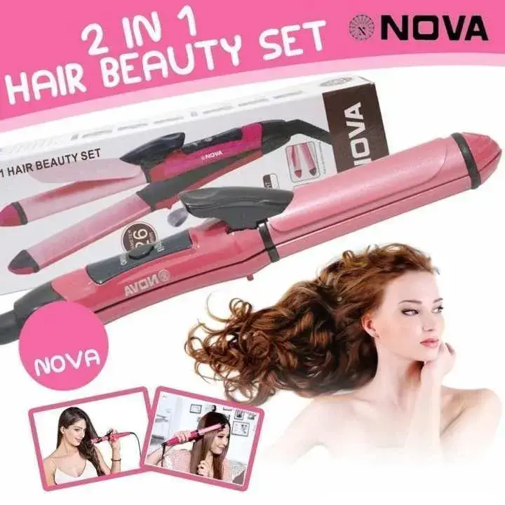 Intelligent Temperature Control Hair Curler & Straightener