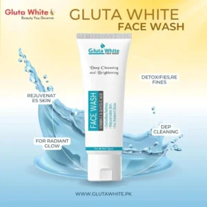Gluta White Brightening Face Wash for All Skin Types