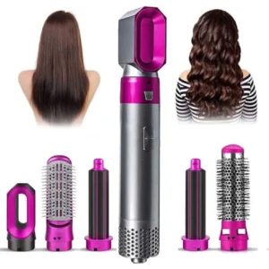 5-in-1 Hair Dryer Brush for Curling, Straightening & Volume - Image 5