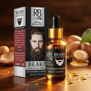 Beard Growth Serum 30ml Sulfate-Free for Thick Hair - Image 3