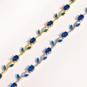 Alternative view of Silver Base Korean Treding Tulip Braclet QWJ-187