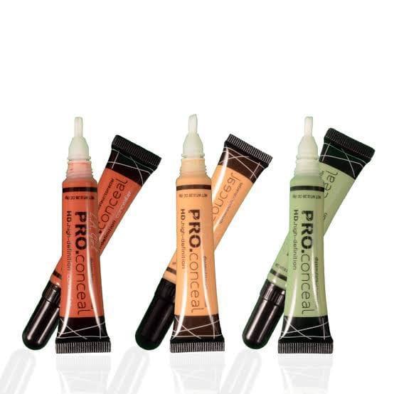 HD Pro High Coverage Concealer Pack of 3 Matte Finish - Image 2