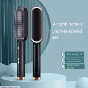 Alternative view of Fast Drying Hair Straightener Brush ABS Plastic