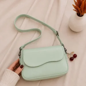 Girl's Leather Plain Purse