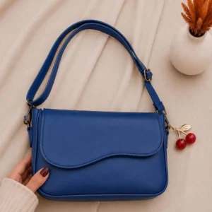 Girl's Leather Plain Purse - Image 4