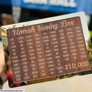 Umrah Saving Box Wooden Brown 210,000 Rsd - Image 3