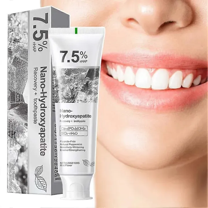 7.5% Nano Hydroxyapatite Teeth Whitening Toothpaste 120GM - Image 2
