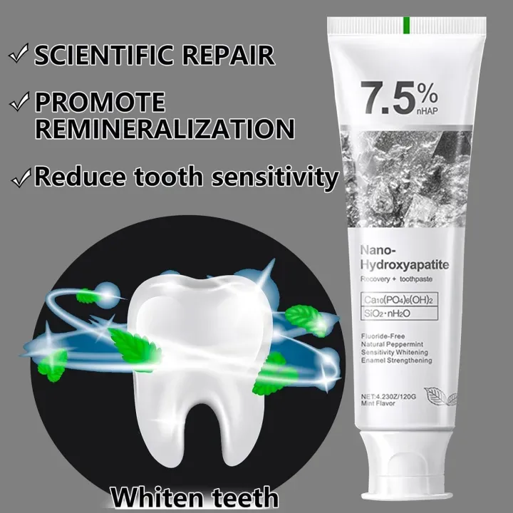 7.5% Nano Hydroxyapatite Teeth Whitening Toothpaste 120GM - Image 5