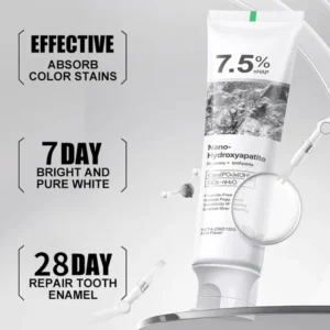 7.5% Nano Hydroxyapatite Teeth Whitening Toothpaste 120GM - Image 6