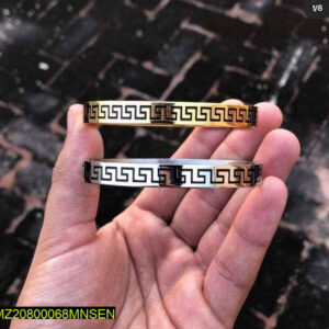 Stainless Steel Greek Key Bracelets Golden Silver Unisex