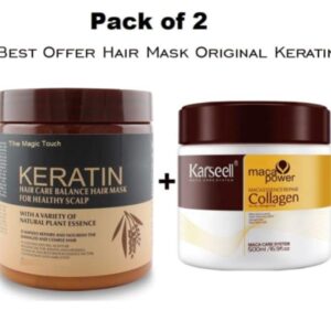 Keratin & Collagen Hair Mask Pack of 2 - Image 4