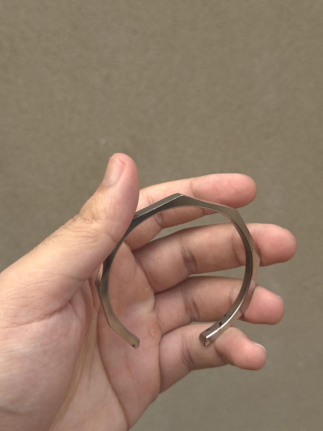 1 Pc Silver Plated Kara Bracelet - Image 2
