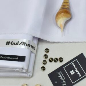 Alternative view of Men's Unstitched Satin Silk Suit White All Season