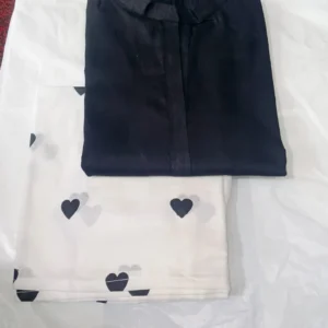 Alternative view of 2 Pcs Women's Stitched Cotton Lawn Plain Shirt And Trouser