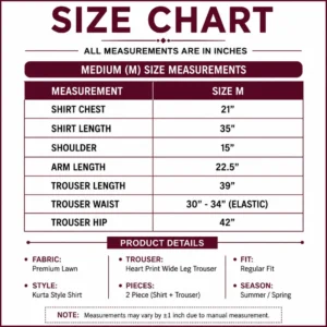 2 Pcs Women's Stitched Cotton Lawn Plain Shirt And Trouser - Image 3