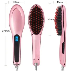 Digital Fast Brush Electric Hair Straightener - Image 4