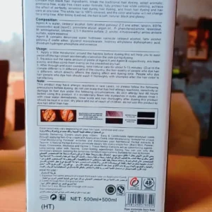 Original Apple Hair Color 1000ml Dubai Import - Ammonia Free Natural Black & Dark Brown - Image 4