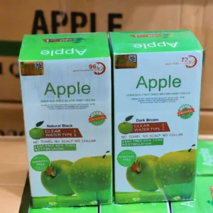 Original Apple Hair Color 1000ml Dubai Import - Ammonia Free Natural Black & Dark Brown - Image 7