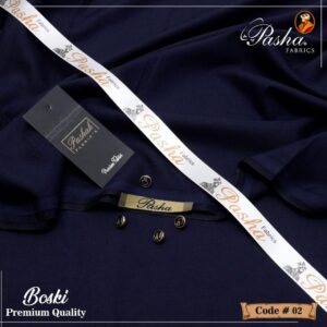 Men's Boski Plain Suit Deep Blue 8 Button
