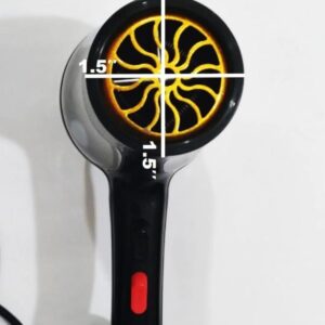 Black Hair Dryer with 3000W & 5-Temperature Control - Image 3