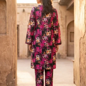 Alternative view of 2 Pcs Women's Unstitched Printed Suit