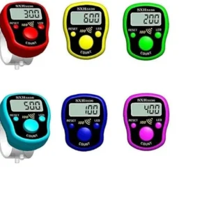 Digital Prayer Counter 5-Digit Multicolor ABS