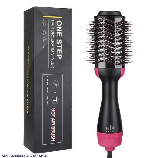 Hair Dryer Brush Black Pink ABS 4Temp - Image 6