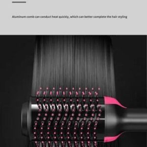 Hair Dryer Brush Black Pink ABS 4Temp - Image 5