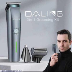 Men's Detachable Head Hair Clipper & Shaver Grey - Image 8