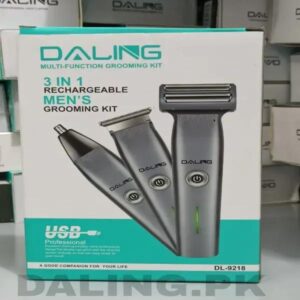 Men's Detachable Head Hair Clipper & Shaver Grey - Image 7