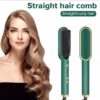 Green Hair Comb for Straight Curly Hair at Home