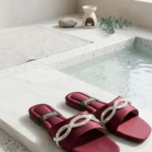 Women's Synthetic Leather Fancy Flats - Image 4