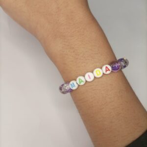 Alternative view of Maida Name Bracelet