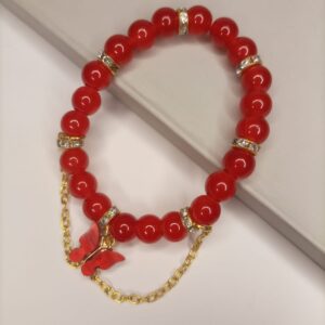 Red Butterfly Bracelet - Image 4